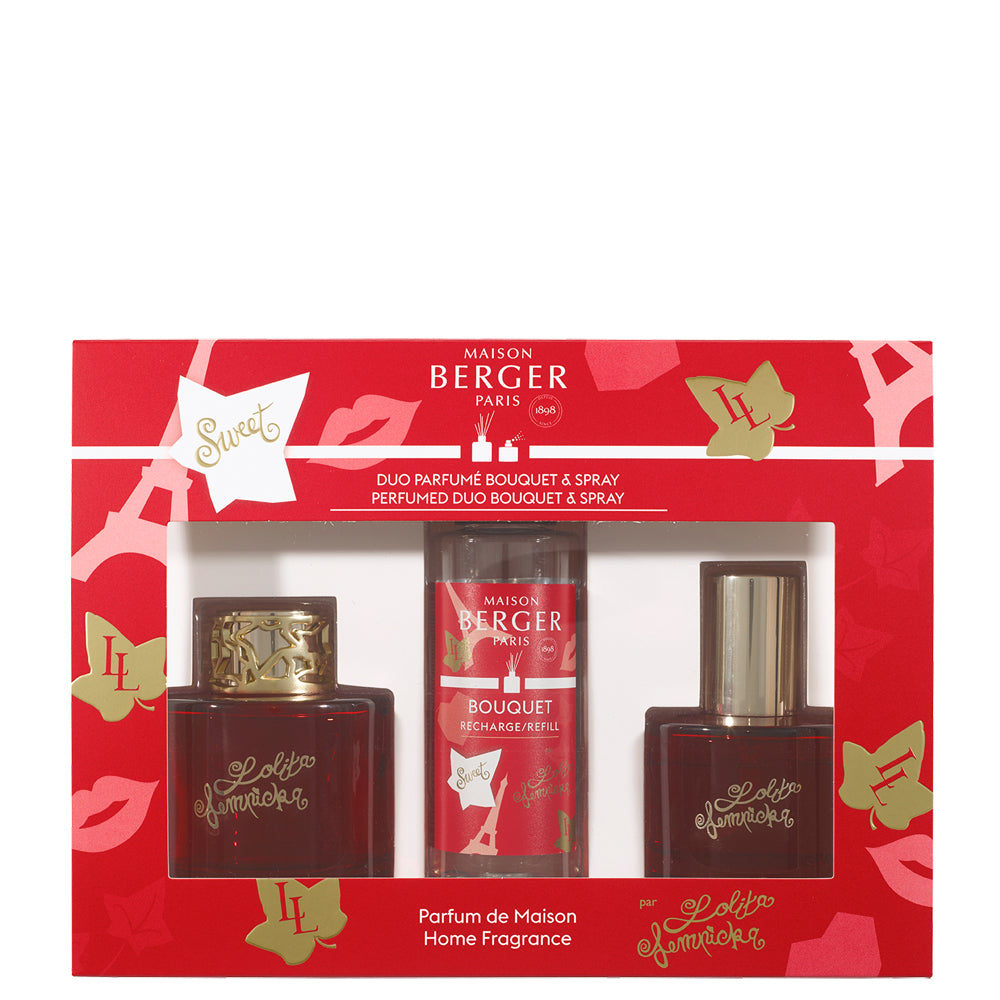 Lolita Lempicka Sweet Raumduft Set Diffuser + Raumspray - Rot von Maison Berger