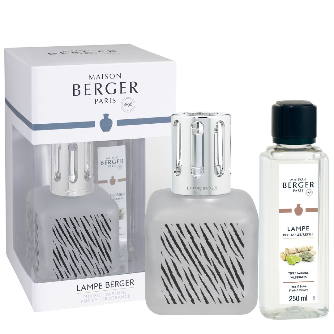 Lampe Berger Geschenkset Ice Cube Zebra - Unberührte Landschaft von Maison Berger