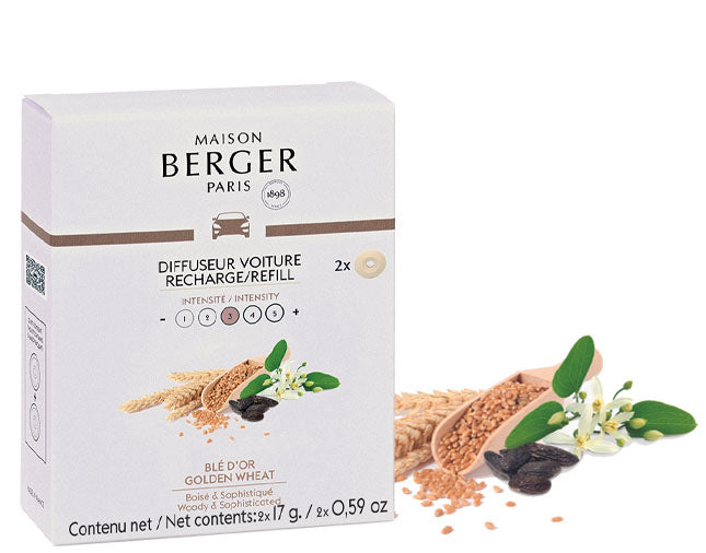 Autoduft Refill Goldener Weizen 2 Refills von Maison Berger