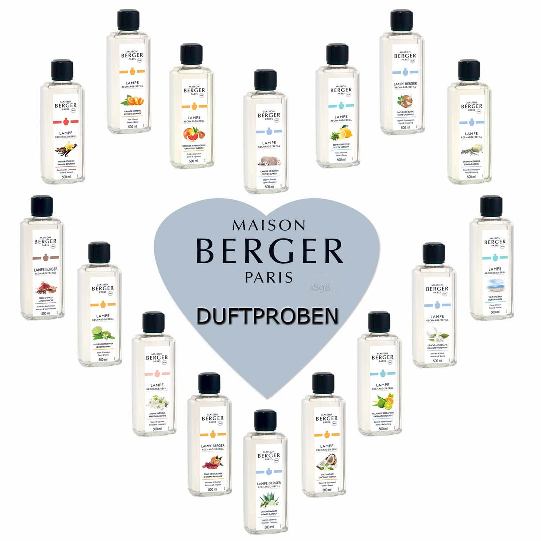 Lampe Berger Duftproben aller Düfte 40 Euro Pfand siehe Details