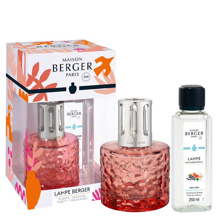 Lampe Berger Geschenkset Estivale Mirage Rosa - Fresh Spirit von Maison Berger