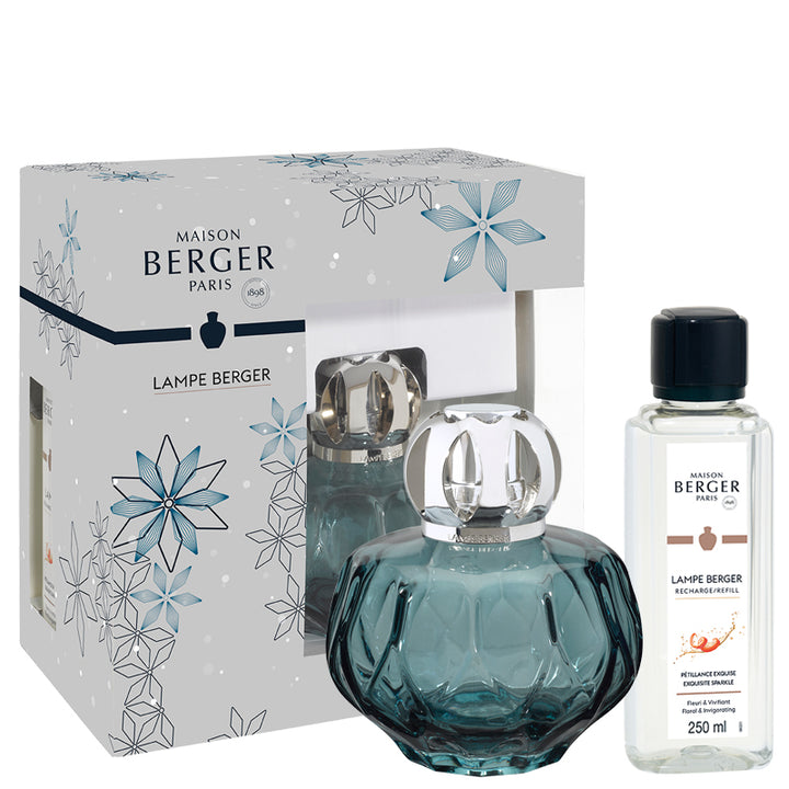 Lampe Berger Geschenkset Rosalie Blau - Sprudelnde Lebensfreude von Maison Berger