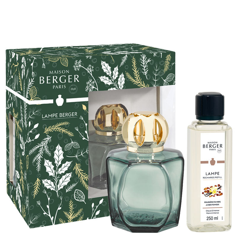 Lampe Berger Geschenkset Magical Grün - Amber von Maison Berger