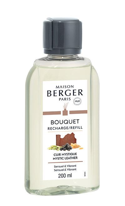 Stäbchenduft Refill Kraftvolles Leder 200 ml Raumduft von Maison Berger