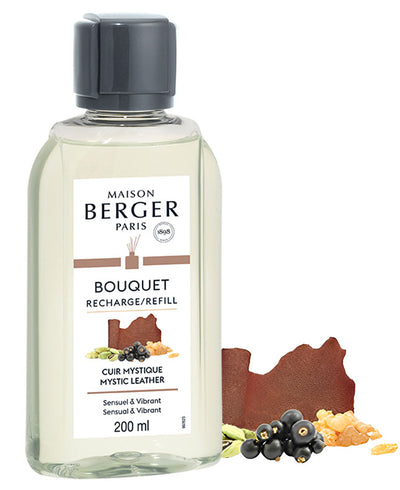 Stäbchenduft Refill Kraftvolles Leder 200 ml Raumduft von Maison Berger