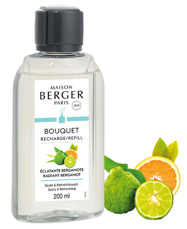 Stäbchenduft Refill Fruchtige Bergamotte 200 ml Raumduft von Maison Berger