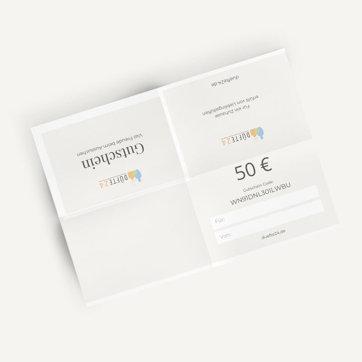 Geschenkgutschein zum Ausdrucken