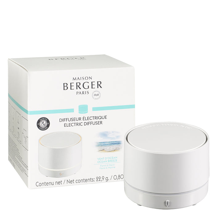 Portable Aroma-Diffuser Nomade Weiß - Frische Ozeanbrise von Maison Berger