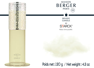 Kerzenhalter & Duftkerze 120g Vert by Starck - Peau d'Ailleurs von Maison Berger