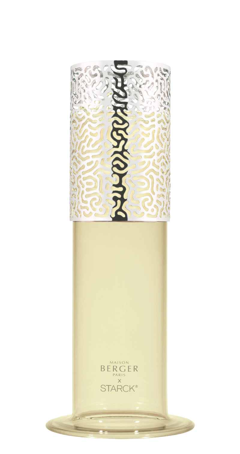 Kerzenhalter & Duftkerze 120g Vert by Starck - Peau d'Ailleurs von Maison Berger