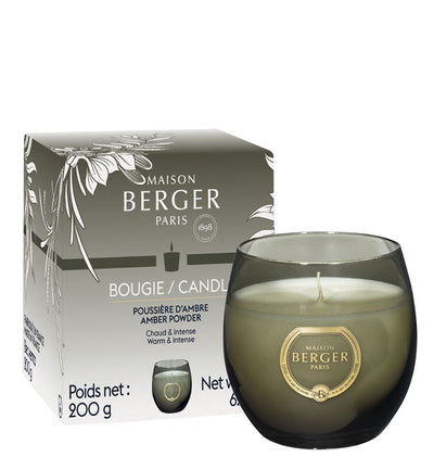 Duftkerze Holly Grau - Amber 200 g von Maison Berger