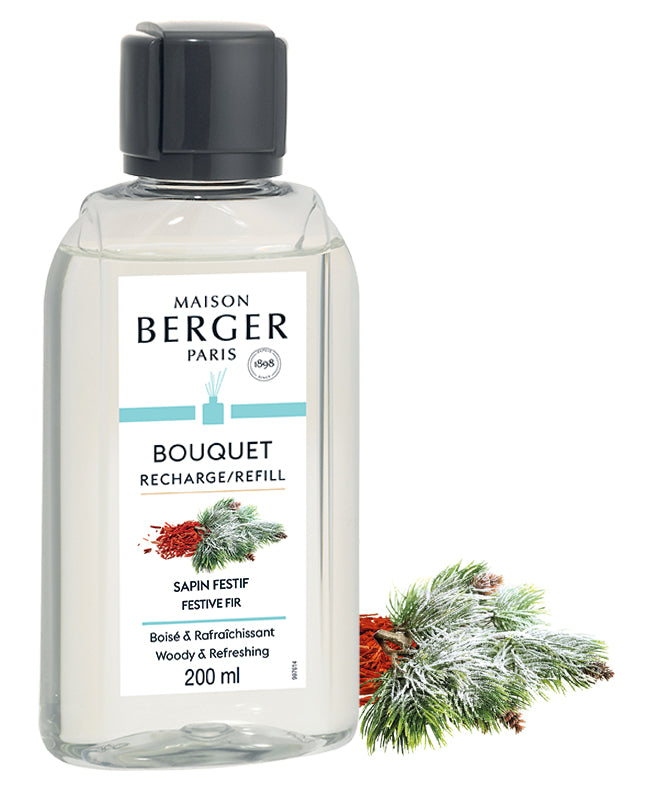 Stäbchenduft Refill Frischer Tannenbaum 200 ml Raumduft von Maison Berger