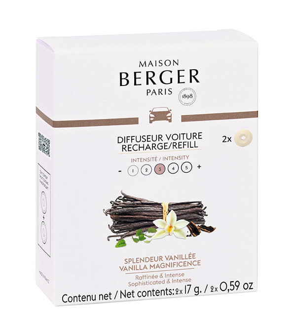 Autoduft Refill Bourbon Vanille 2 Refills von Maison Berger