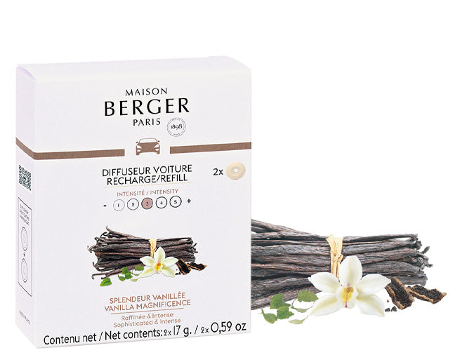 Autoduft Refill Bourbon Vanille 2 Refills von Maison Berger