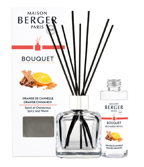 Stäbchenduft Cube Orange-Zimt von Maison Berger