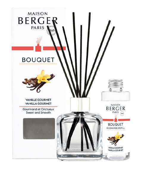 Stäbchenduft Cube Französische Vanille von Maison Berger