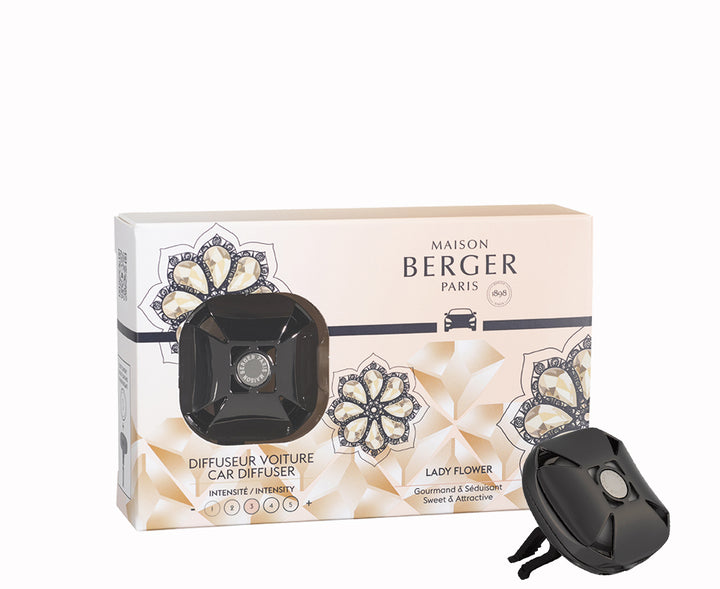 Autoduft Diffuser Set Eternity Schwarz - Lady Flower von Maison Berger