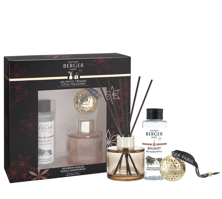 Geschenkbox Pomelis "Kleine Schätze" Diffuser + Pomander - Bourbon Vanille von Maison Berger