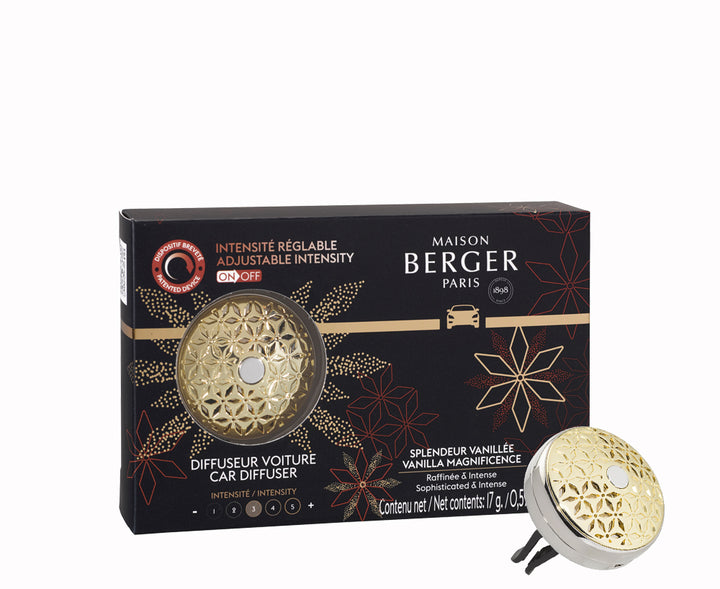 Autoduft On/Off Diffuser Set Pomelis - Bourbon Vanille von Maison Berger