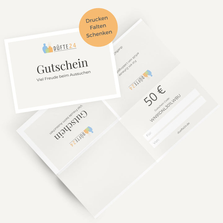 Geschenkgutschein zum Ausdrucken