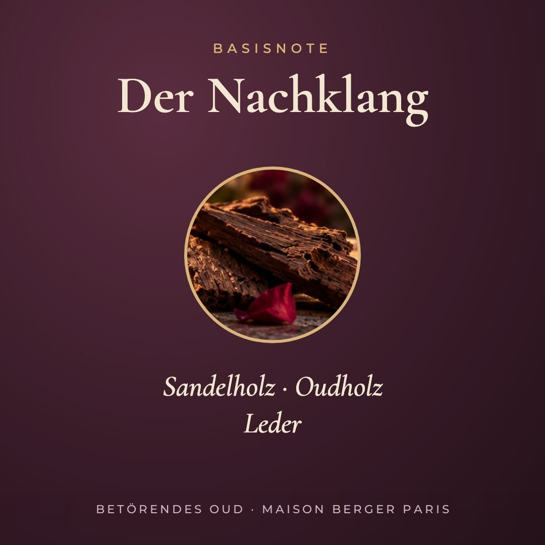 Betörendes Oud Basisnote: Sandelholz, Oudholz, Leder
