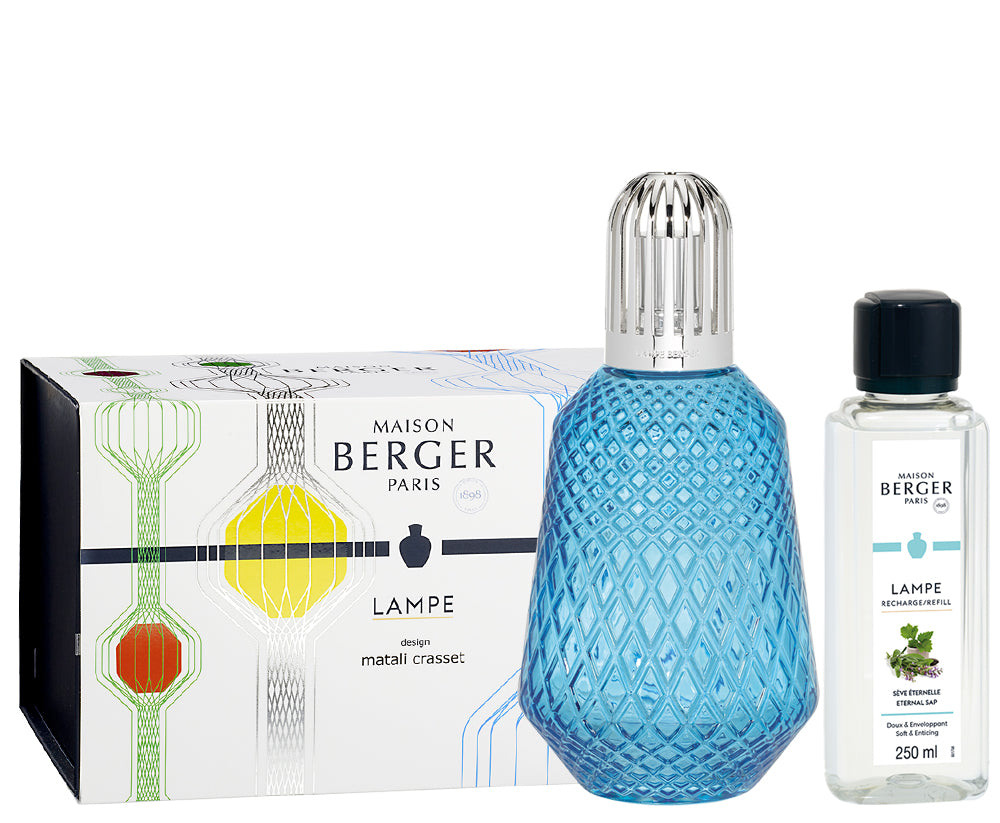 Geschenkset Crasset Blau von Lampe Berger Paris