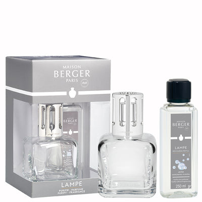 Geschenkset Ice Cube Transparent von Lampe Berger Paris