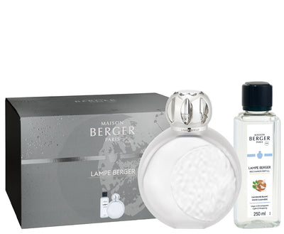 Lampe Berger Geschenkset Astral Gefrostet - Weißer Kaschmir / Cachemire Blanc von Maison Berger