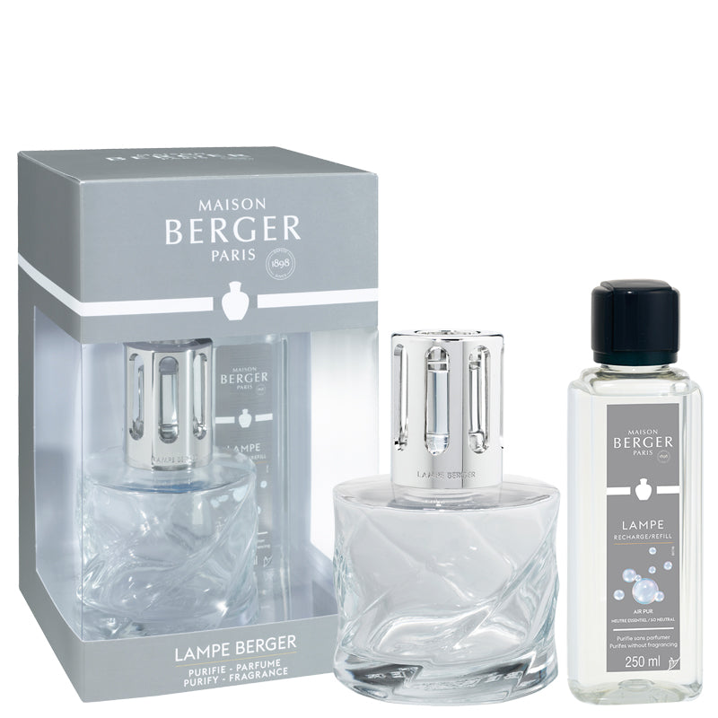 Lampe Berger Geschenkset Spirale Transparent - AIR PUR Neutral von Maison Berger