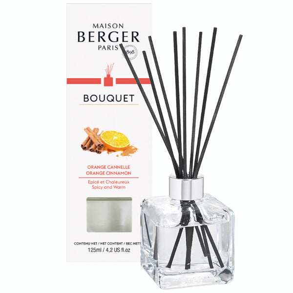 Raumduft Diffuser Set Cube Orange-Zimt / Orange de Canelle von Maison Berger