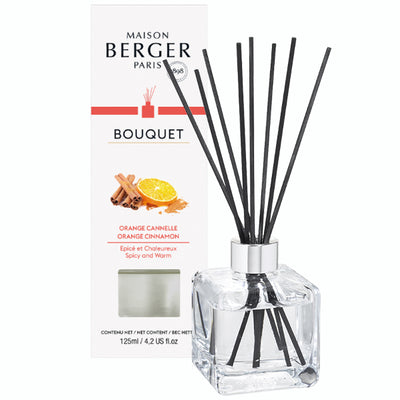 Raumduft Diffuser Set Cube Orange-Zimt / Orange de Canelle von Maison Berger