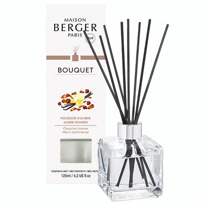 Raumduft Diffuser Set Cube Amber / Poussière d'Ambre von Maison Berger