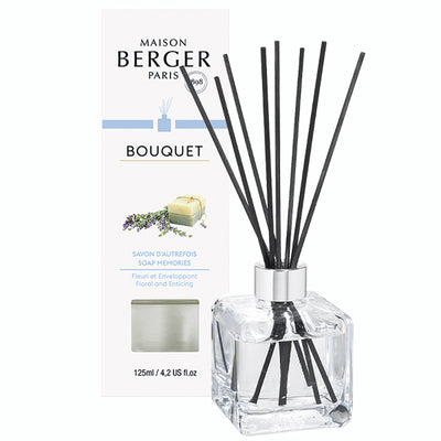 Raumduft Diffuser Set Cube Frische Seife / Savon d'Autrefois von Maison Berger