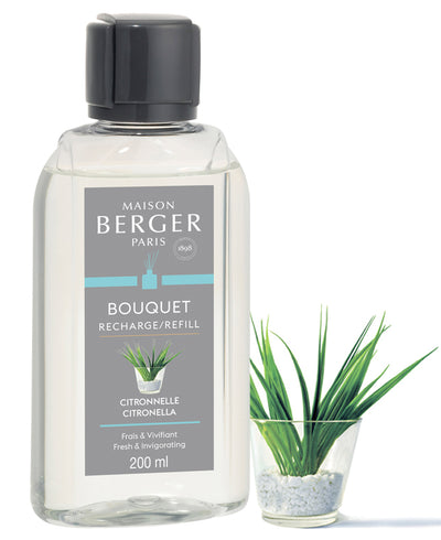 Refill Raumduft Diffuser Zitronengras / Citronnelle von Maison Berger