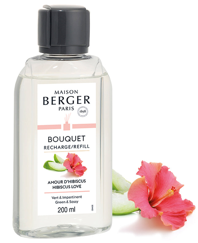 Refill Raumduft Diffuser Fruchtiger Hibiskus / Amour d'Hibiscus von Maison Berger