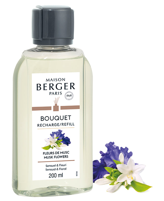 Refill Raumduft Diffuser Zarte Moschusblüte / Fleurs de Musc von Maison Berger