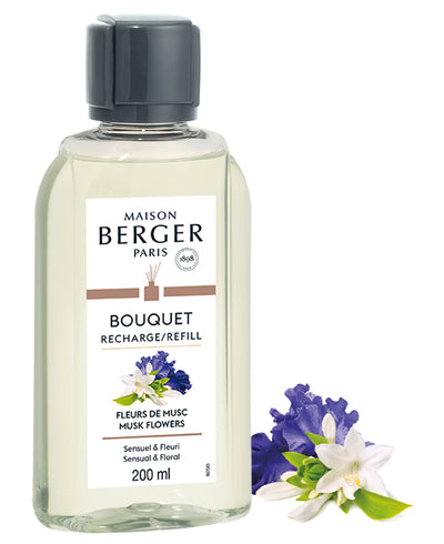 Refill Raumduft Diffuser Zarte Moschusblüte / Fleurs de Musc von Maison Berger