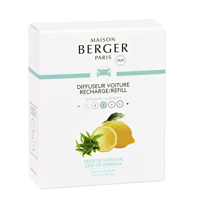 Autoduft Belebende Frische / Zeste de Verveine 2 Refills von Maison Berger