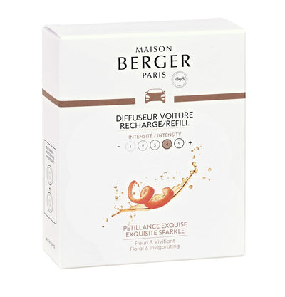 Autoduft Sprudelnde Lebensfreude / Pétillance Exquise 2 Refills  von Maison Berger