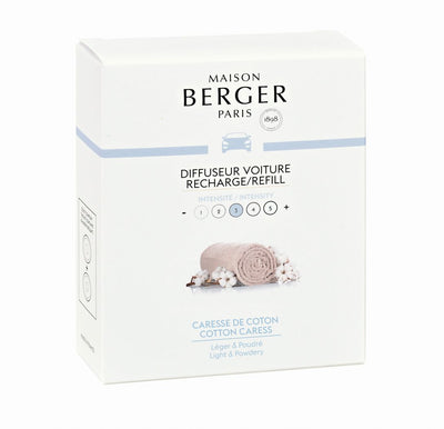 Autoduft Zarte Baumwollblüte / Caresse de Coton 2 Refills von Maison Berger