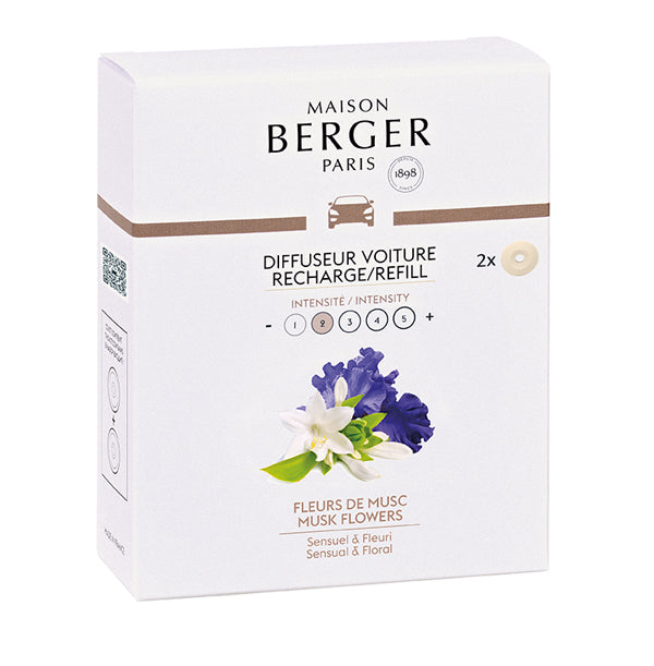 Autoduft Zarte Moschusblüte / Fleurs de Musc 2 Refills von Maison Berger
