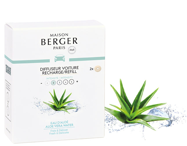 Autoduft Aloe Vera / Eau d'Aloé 2 Refills von Maison Berger