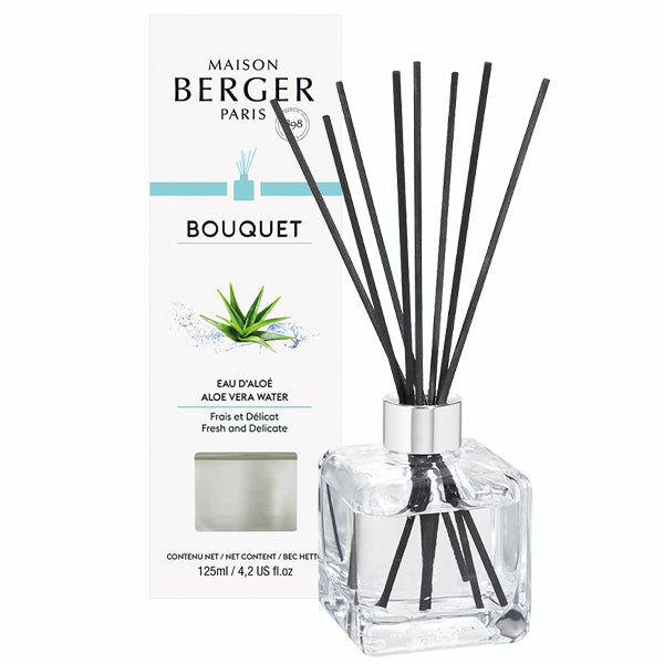 Raumduft Diffuser Set Cube Aloe Vera / Eau d'Aloé von Maison Berger