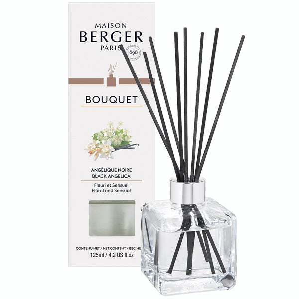 Raumduft Diffuser Set Cube Angelikawurzel /Angélique Noire von Maison Berger