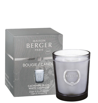 Duftkerze Astral - Weißer Kaschmir | Cashemire Blanc 180 g von Maison Berger