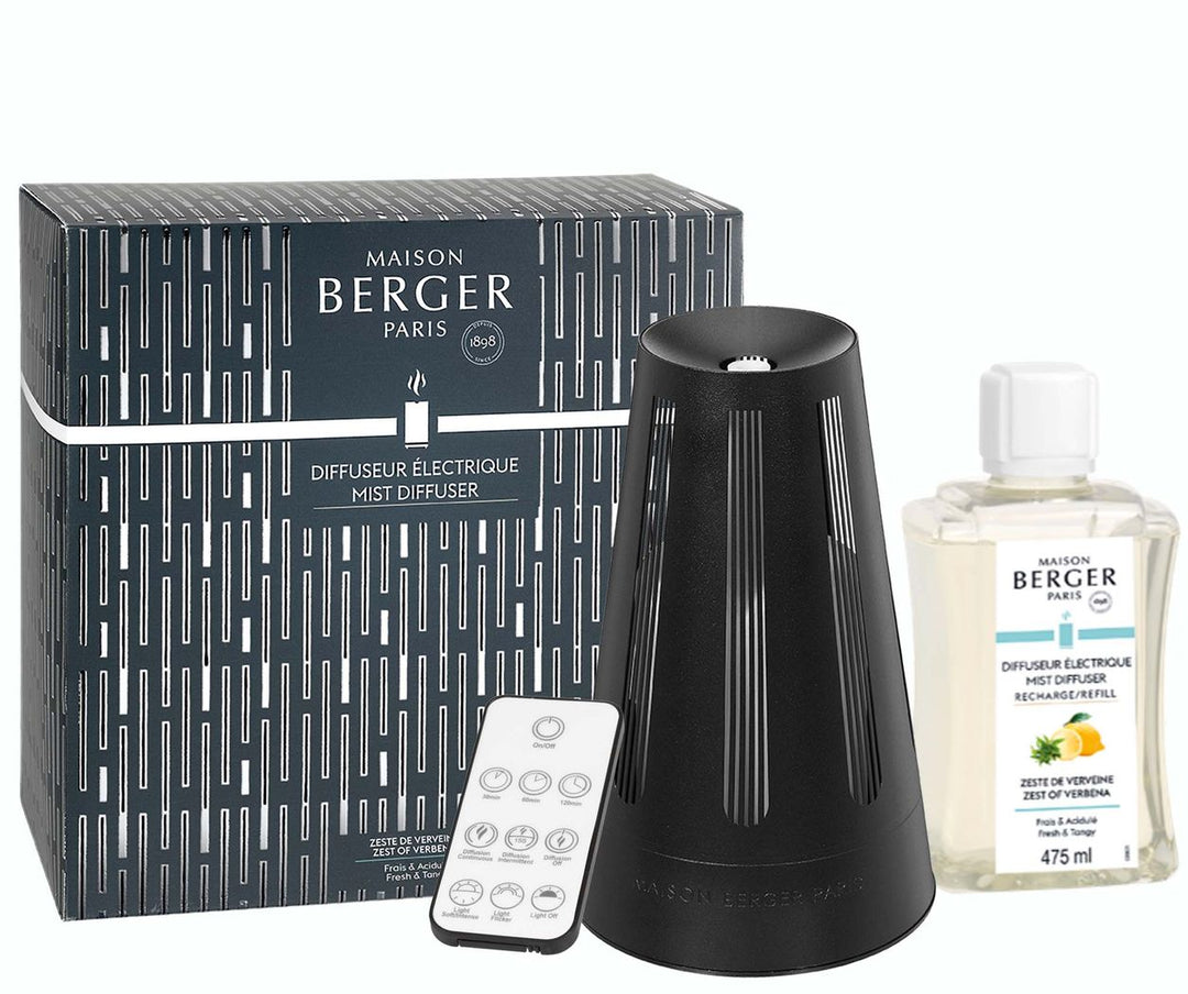 Aromadiffusor elektrisch Amphora Schwarz von Maison Berger